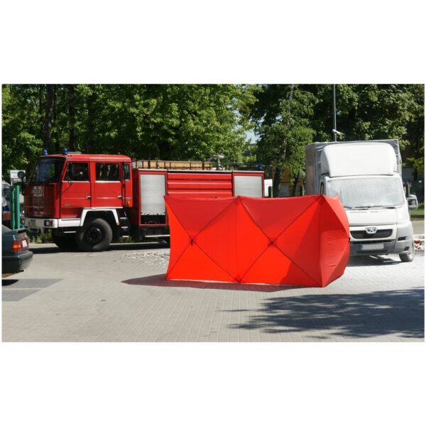 Parawan GT 020, liczba segmentów 4 (segment 1,6m) Straż Pożarna / Policja - obrazek 2