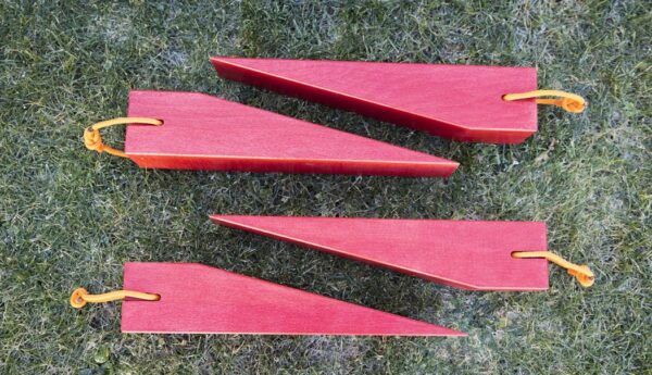 Zestaw drewna do stabilizacji R05 -(kliny drewno twarde, klocki drewno twarde) - obrazek 2