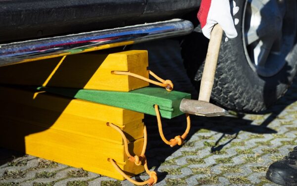 Zestaw drewna do stabilizacji R05 -(kliny drewno twarde, klocki drewno twarde) - obrazek 3