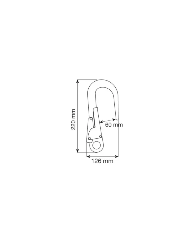 Lonża Camp Shock Absorber Rewind Double Alu MGO 175cm - obrazek 6