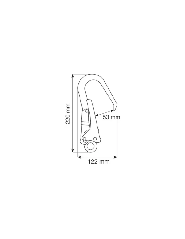 Lonża Camp Shock Absorber Rewind Single Steel MGO 175cm - obrazek 4