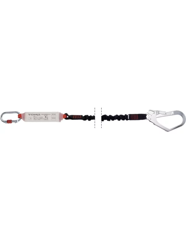 Lonża Camp Shock Absorber Rewind Single Steel MGO 175cm - obrazek 2