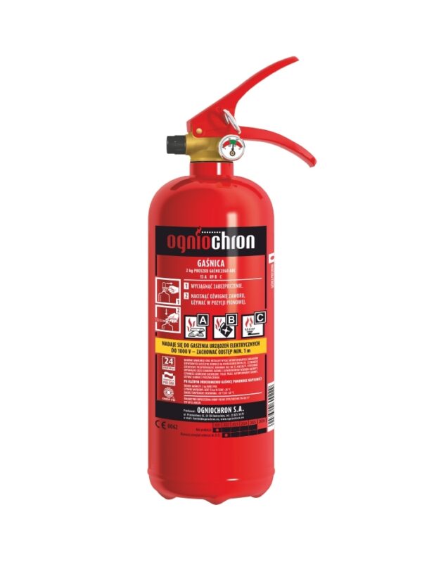 Gaśnica Proszkowa 2 kg – GP-2x ABC/M