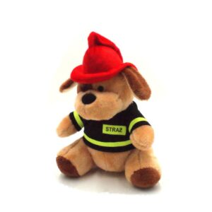 Maskotka Piesek Ogniomistrz Strażak 35 cm – Pluszak