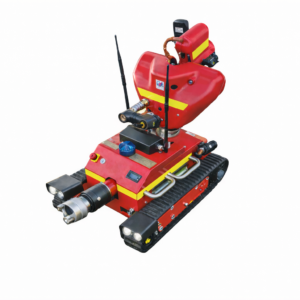 Robot gaśniczy MRX – miniaturowy robot gaśniczy z działkiem wodnym 800 l/min